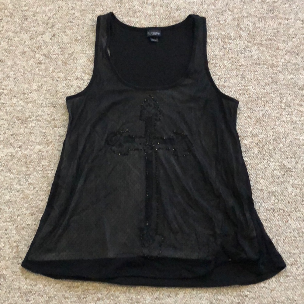 Black cross tank